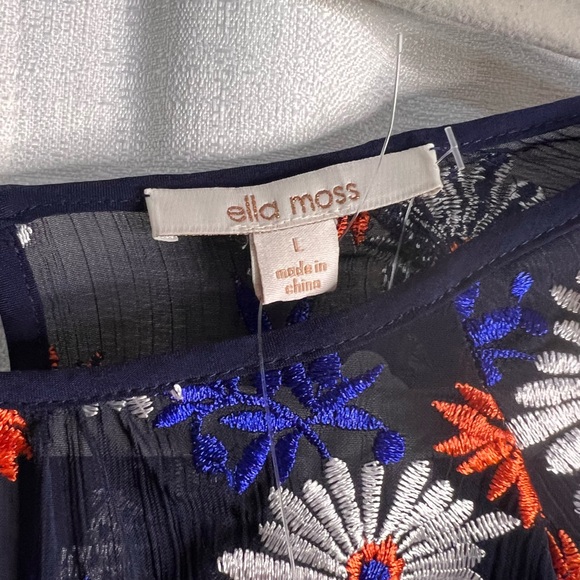 Anthropologie x Ella Moss Daisy Embroidered Top - Picture 6 of 8